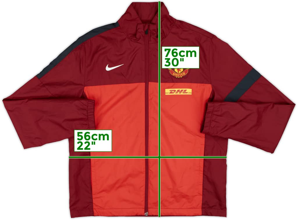 2013-14 Manchester United Nike Track Jacket - 8/10 - (L)