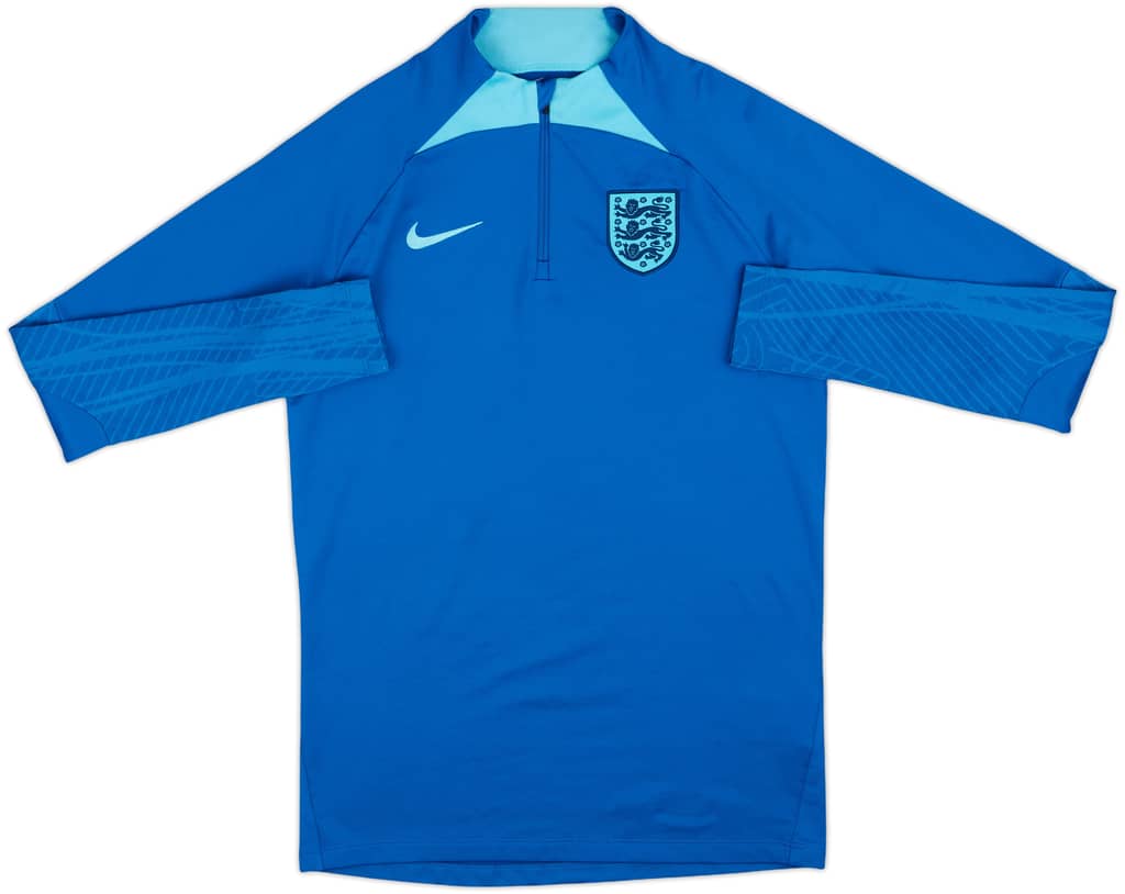 2022-23 England Nike 1/4 Zip Drill Top - 9/10 - (S)