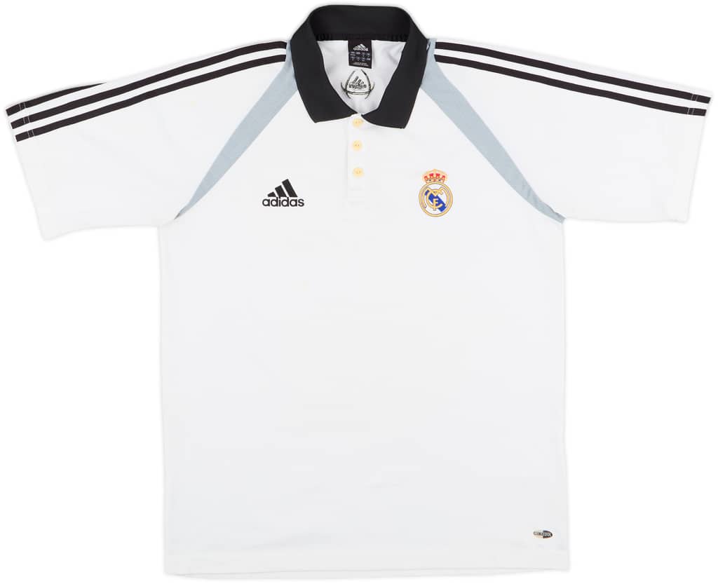 2004-05 Real Madrid adidas Polo Shirt - 5/10 - (L)