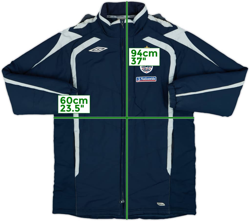 2007-08 England Umbro Padded Bench Coat - 6/10 - (L)