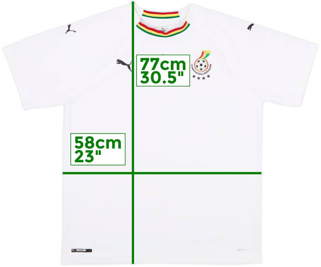 2022-23 Ghana Home Shirt - 9/10 - (XL)