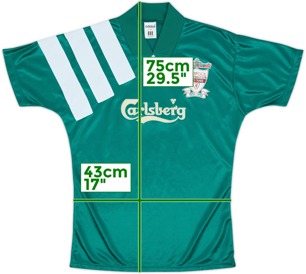 1992-93 Liverpool Centenary Away Shirt - 8/10 - (S)