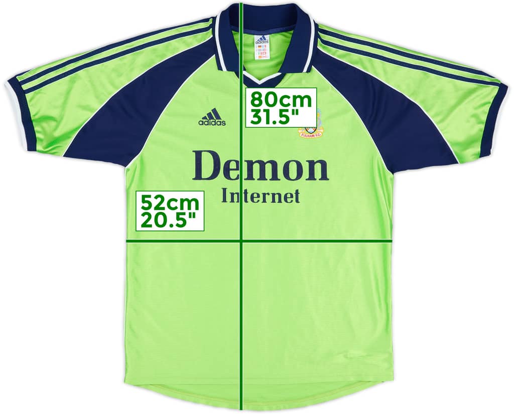1999-00 Fulham Away Shirt - 8/10 - (M)