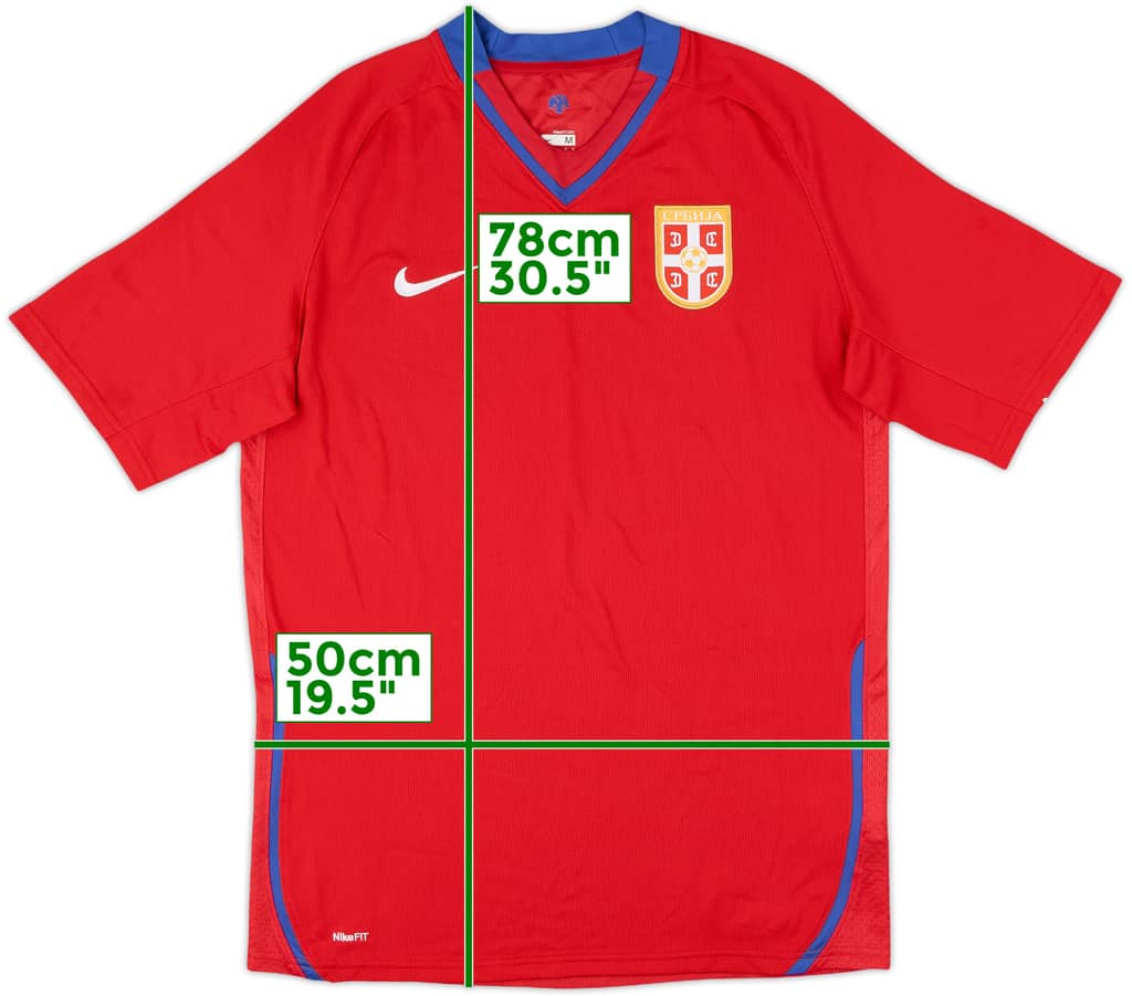 2008-10 Serbia Home Shirt - 8/10 - (M)