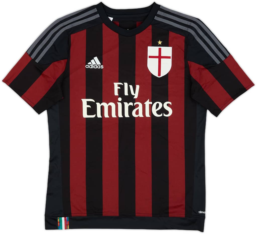 2015-16 AC Milan Home Shirt - 5/10 - (XL.Boys)
