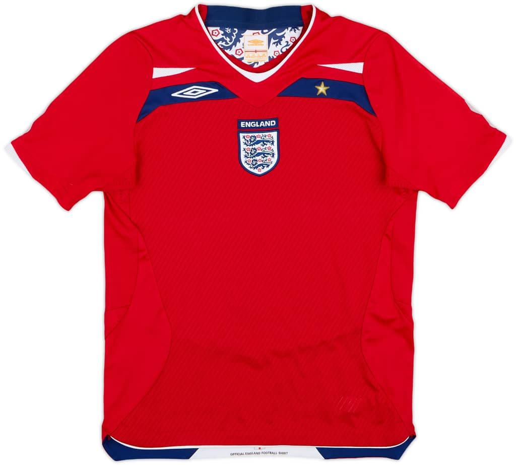 2008-10 England Away Shirt - 8/10 - (M.Boys)