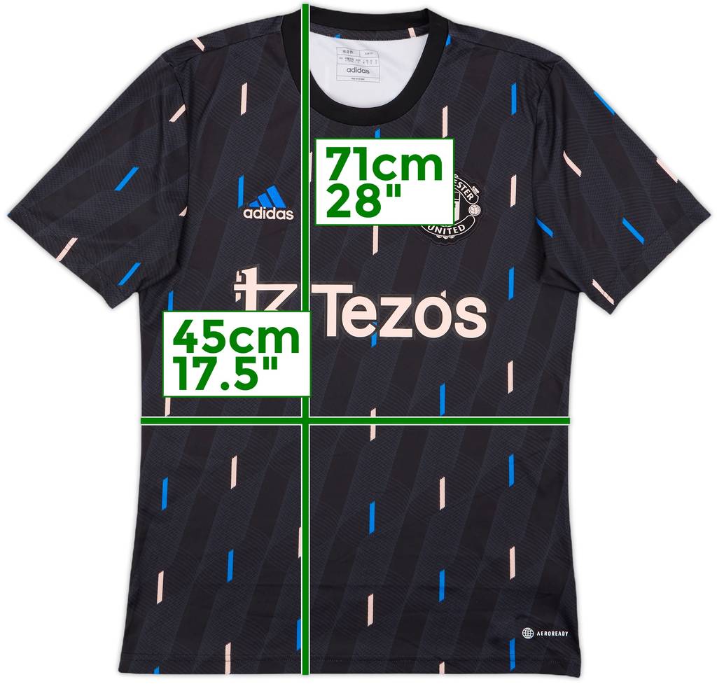 2022-23 Manchester United adidas Training Shirt - 9/10 - (S)