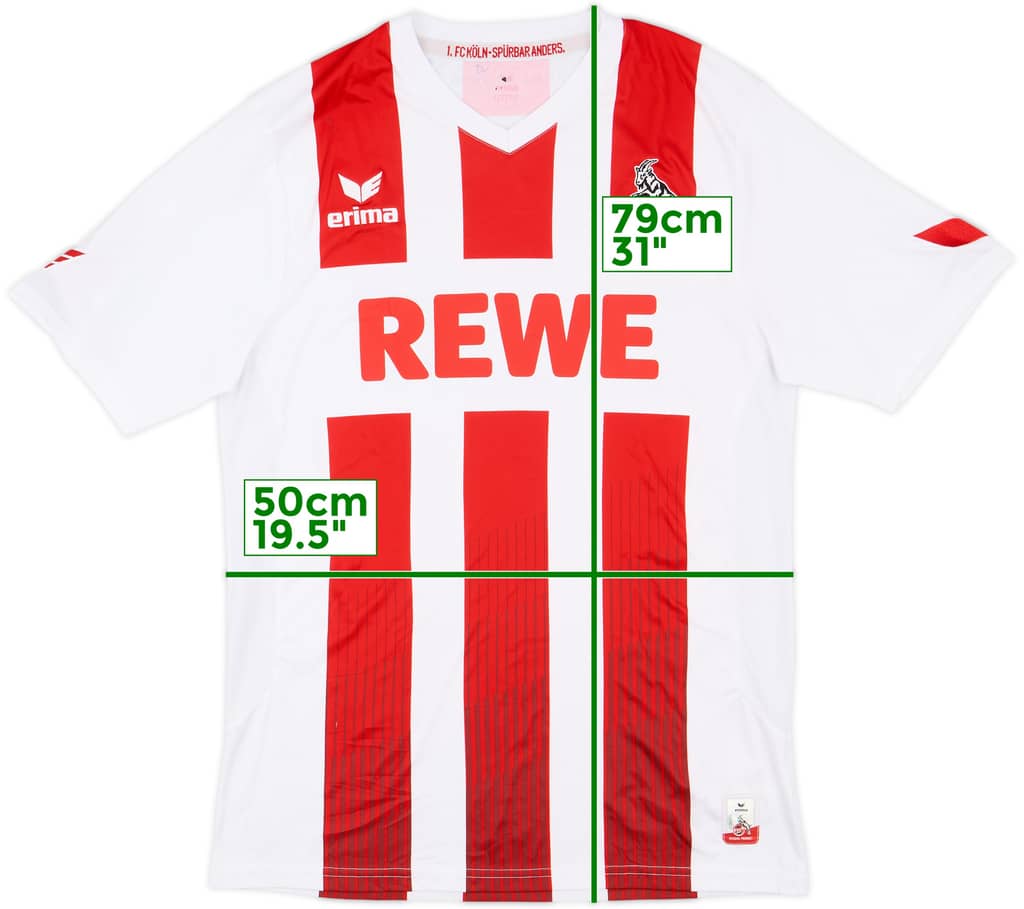2017-18 FC Koln Home Shirt - 8/10 - (L)