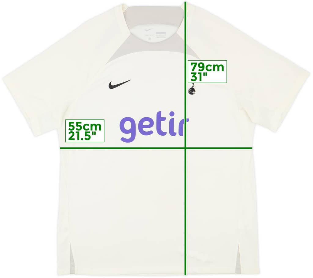 2022-23 Tottenham Nike Training Shirt - 8/10 - (XL)