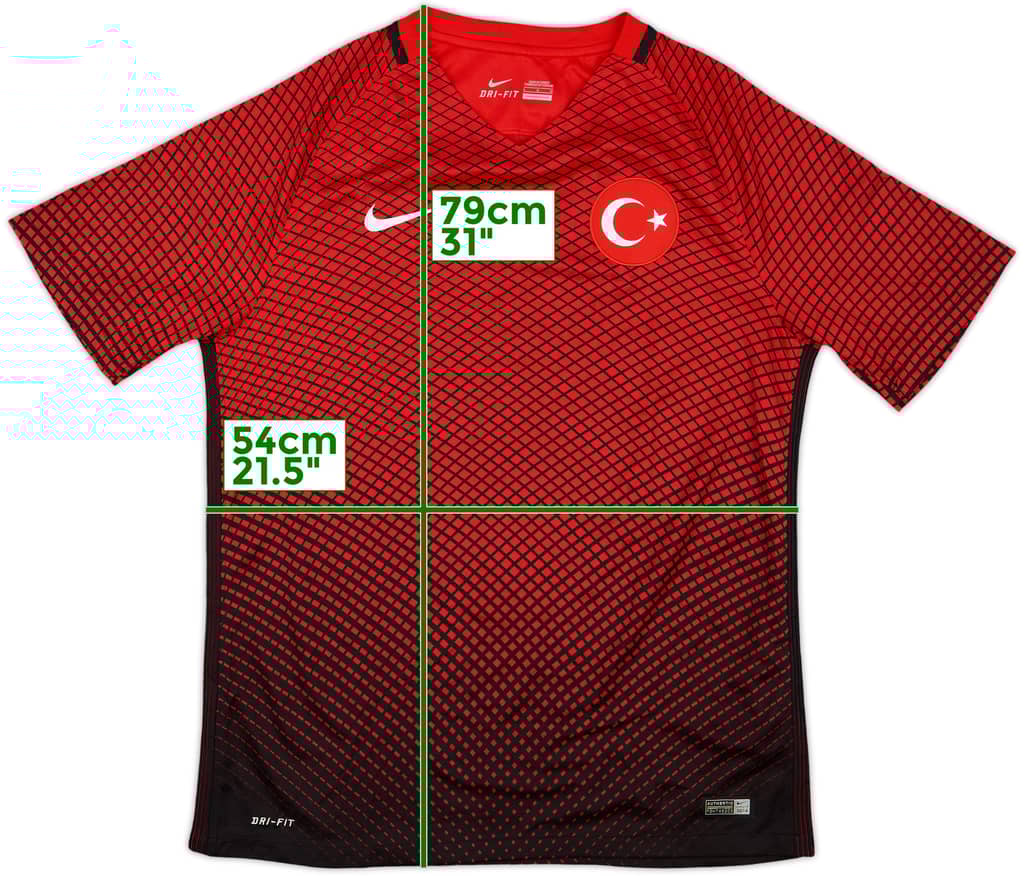 2016-17 Turkey Home Shirt - 8/10 - (L)