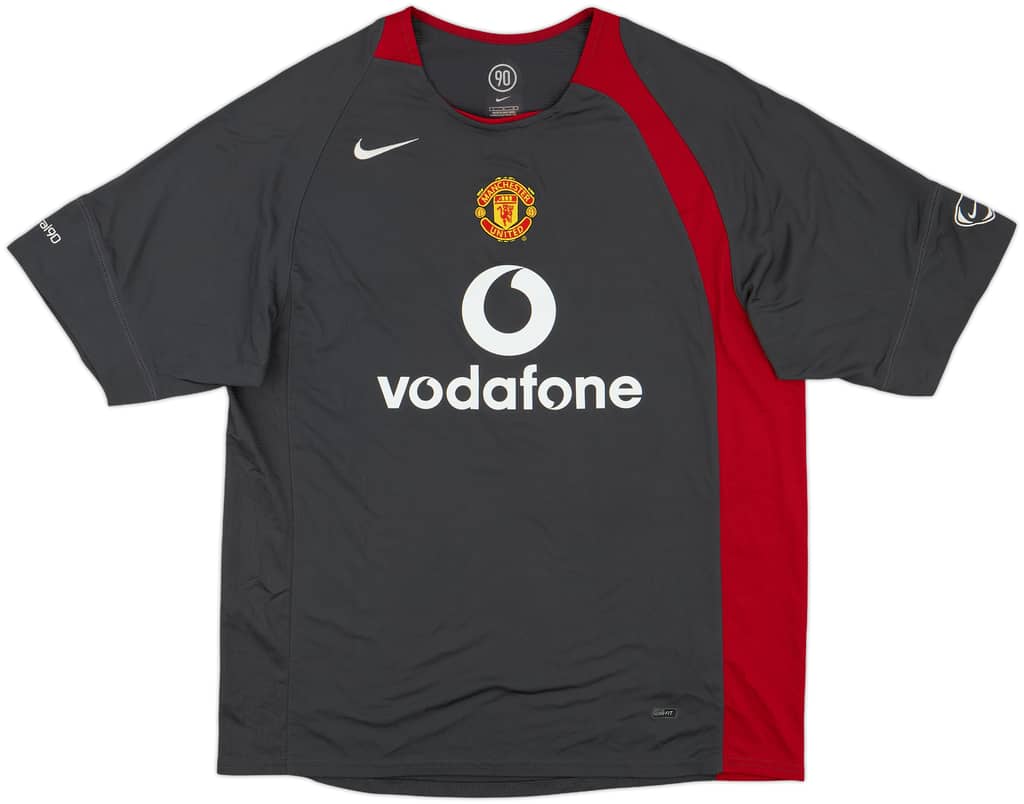 2004-05 Manchester United Nike Training Shirt - 9/10 - (L)