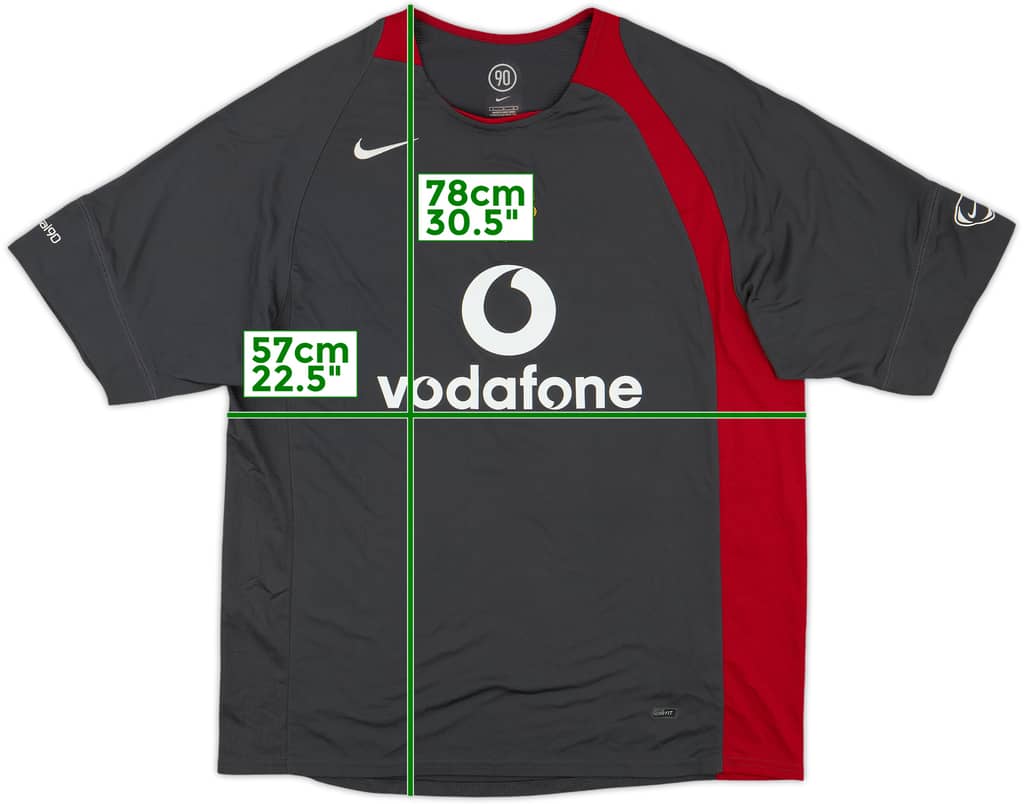 2004-05 Manchester United Nike Training Shirt - 9/10 - (L)