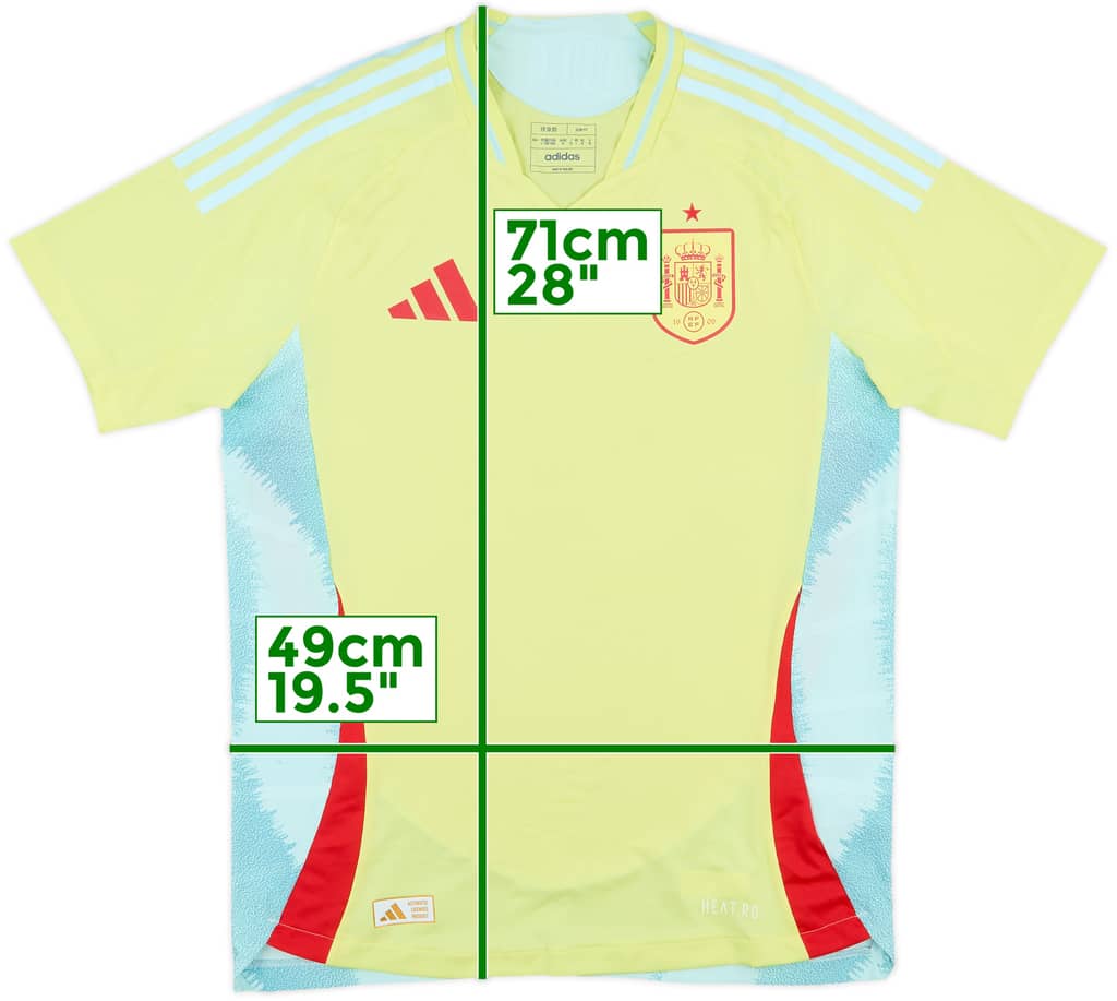 2024-25 Spain Authentic Away Shirt - 9/10 - (M)