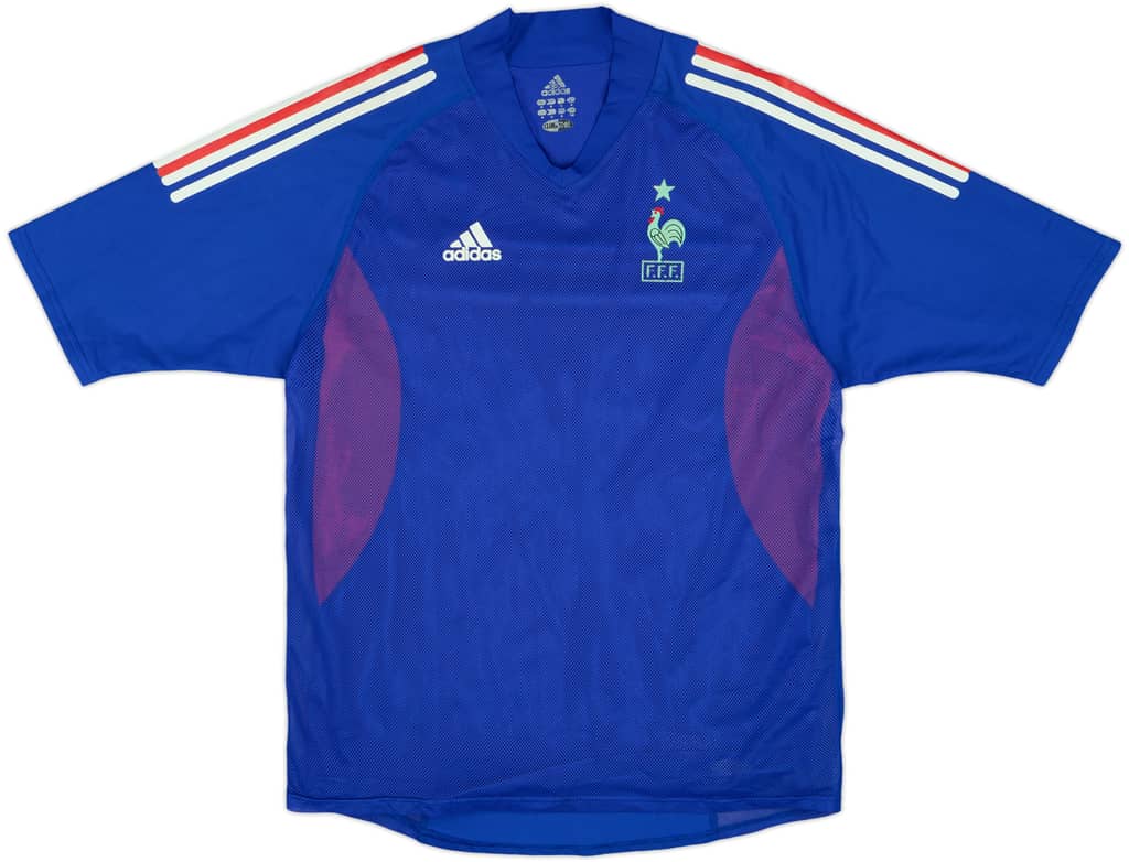 2002-04 France Player Issue Home Shirt - 5/10 - (M)