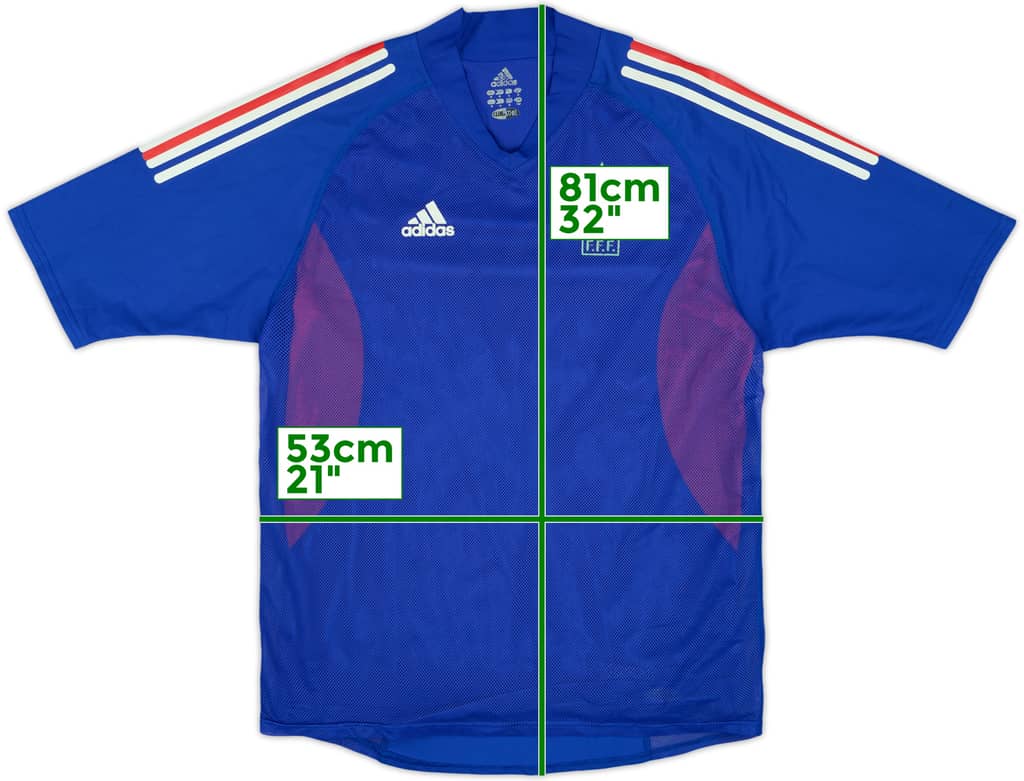 2002-04 France Player Issue Home Shirt - 5/10 - (M)