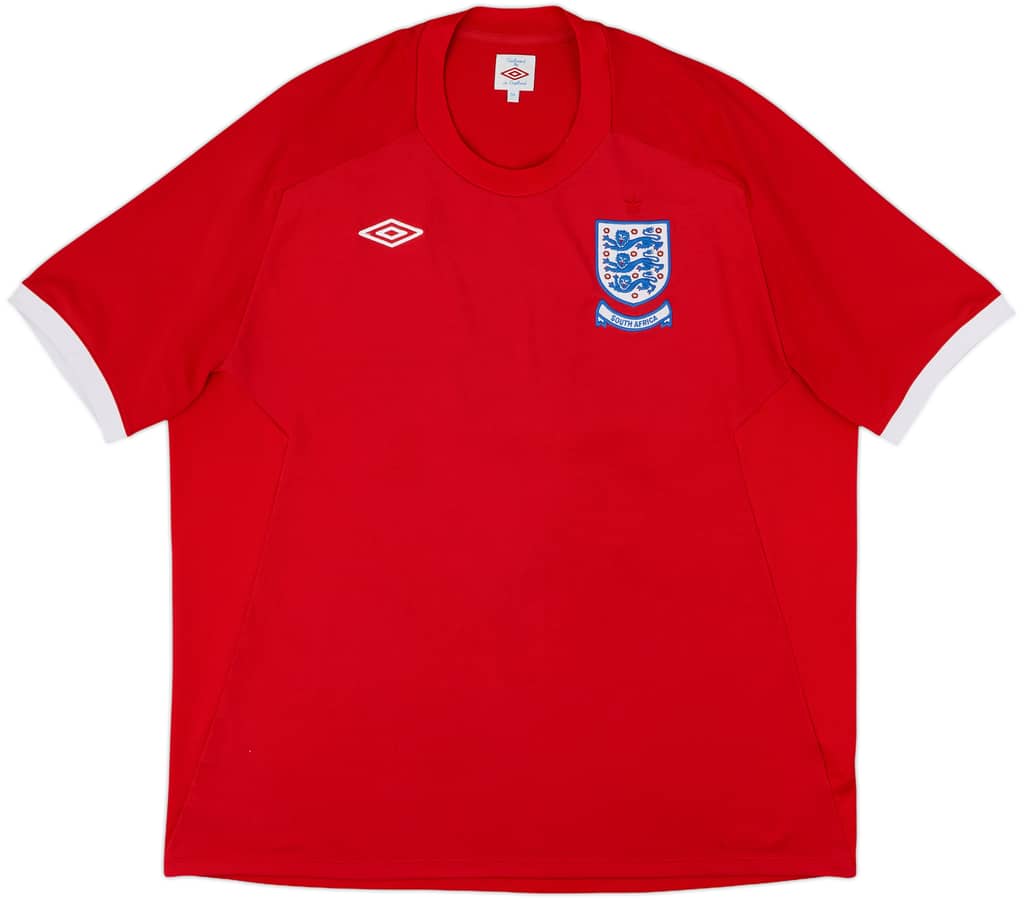 2010-11 England 'South Africa' Away Shirt - 9/10 - (3XL)
