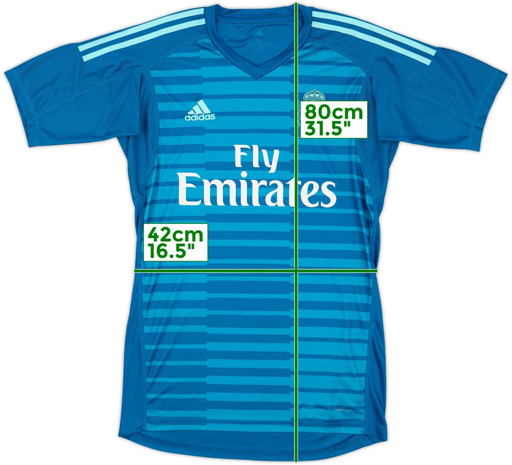 2018-19 Real Madrid GK S/S Shirt - 10/10 - (S)