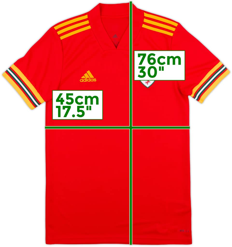 2020-21 Wales Home Shirt - 8/10 - (S)