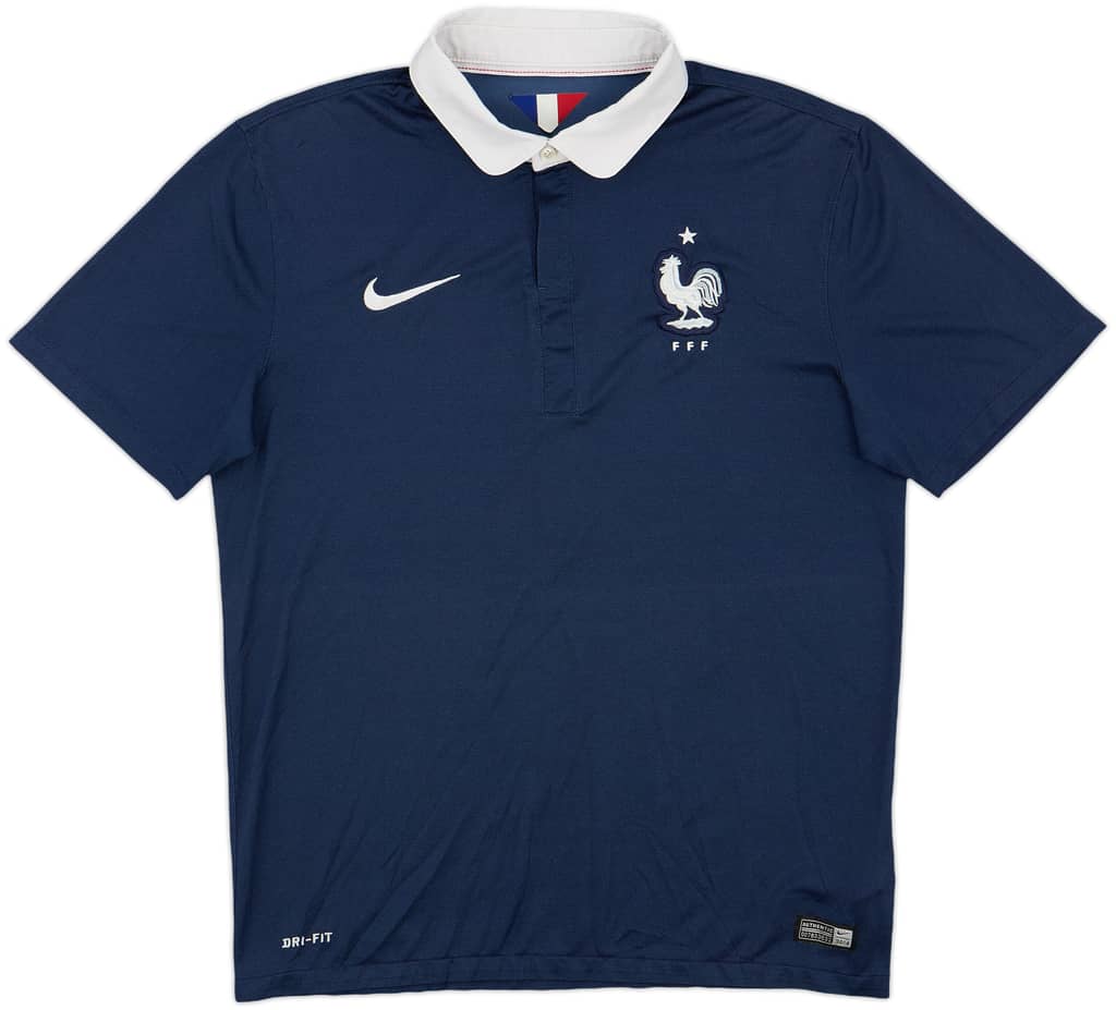 2014-15 France Home Shirt - 8/10 - (M)