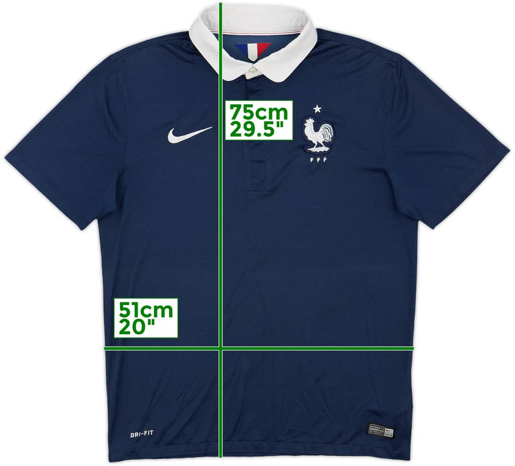 2014-15 France Home Shirt - 8/10 - (M)