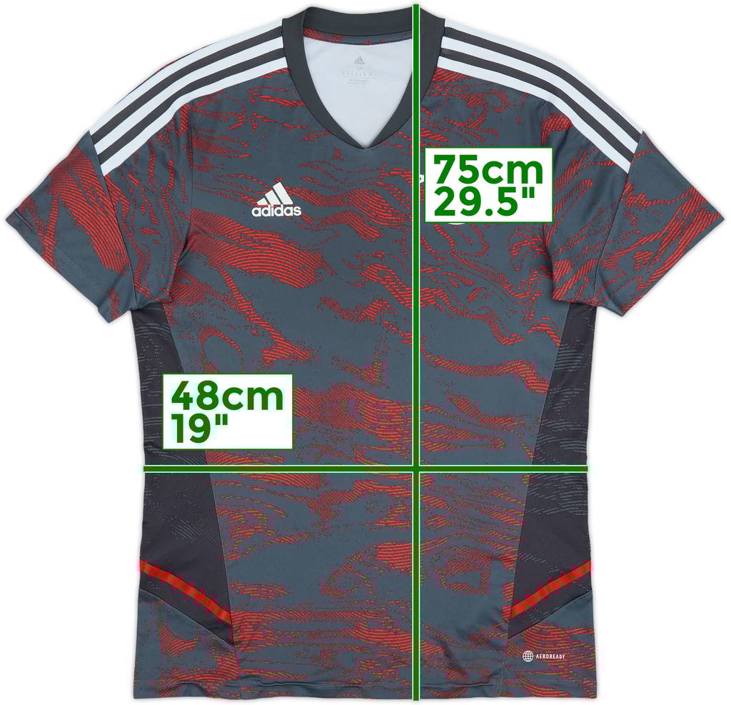 2021-22 Bayern Munich adidas Training Shirt - 8/10 - (M)