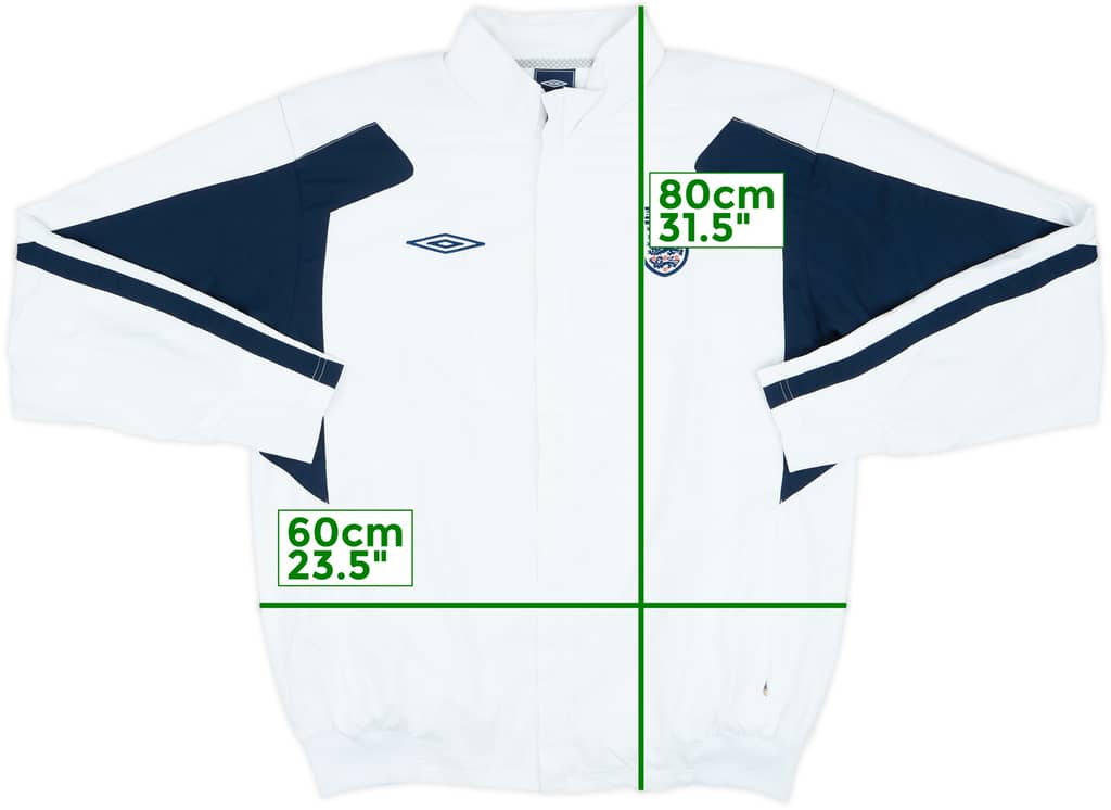 2007-08 England Umbro Track Jacket - 8/10 - (L)