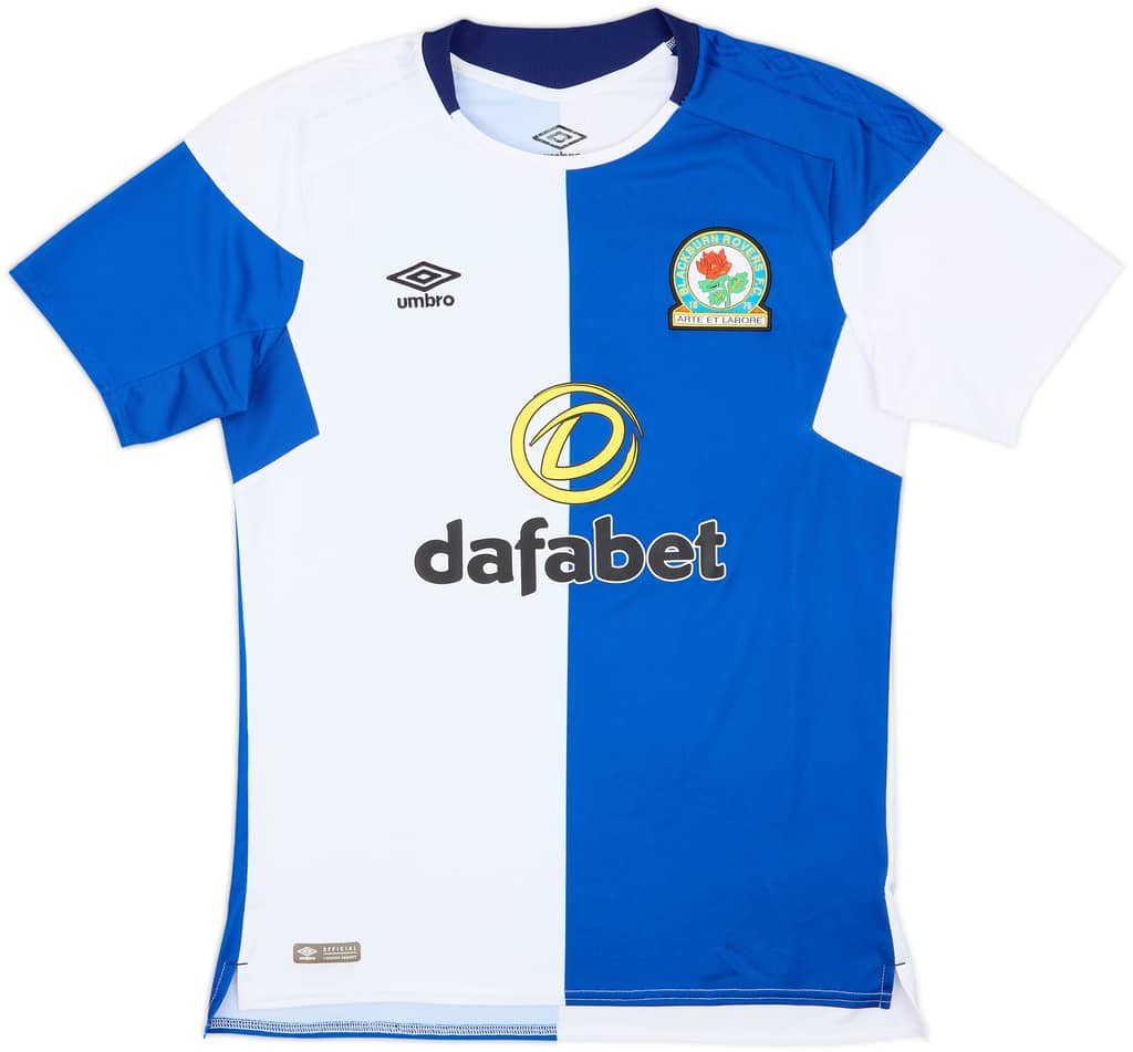 2017-18 Blackburn Rovers Home Shirt - 8/10 - (M)