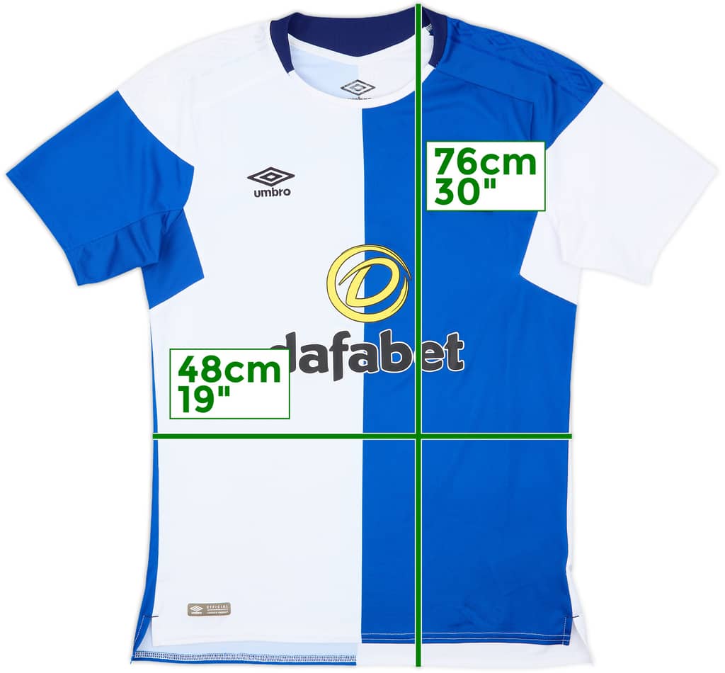 2017-18 Blackburn Rovers Home Shirt - 8/10 - (M)