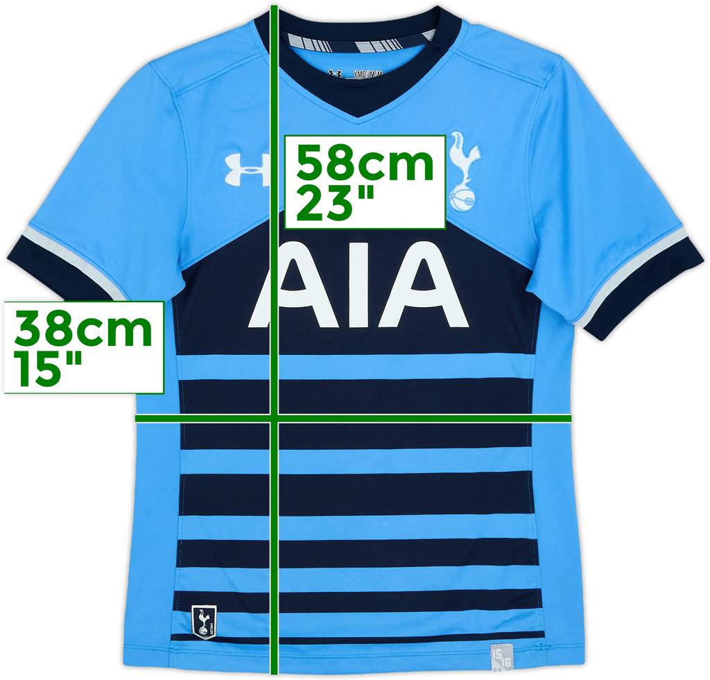2015-16 Tottenham Away Shirt - 10/10 - (M.Boys)