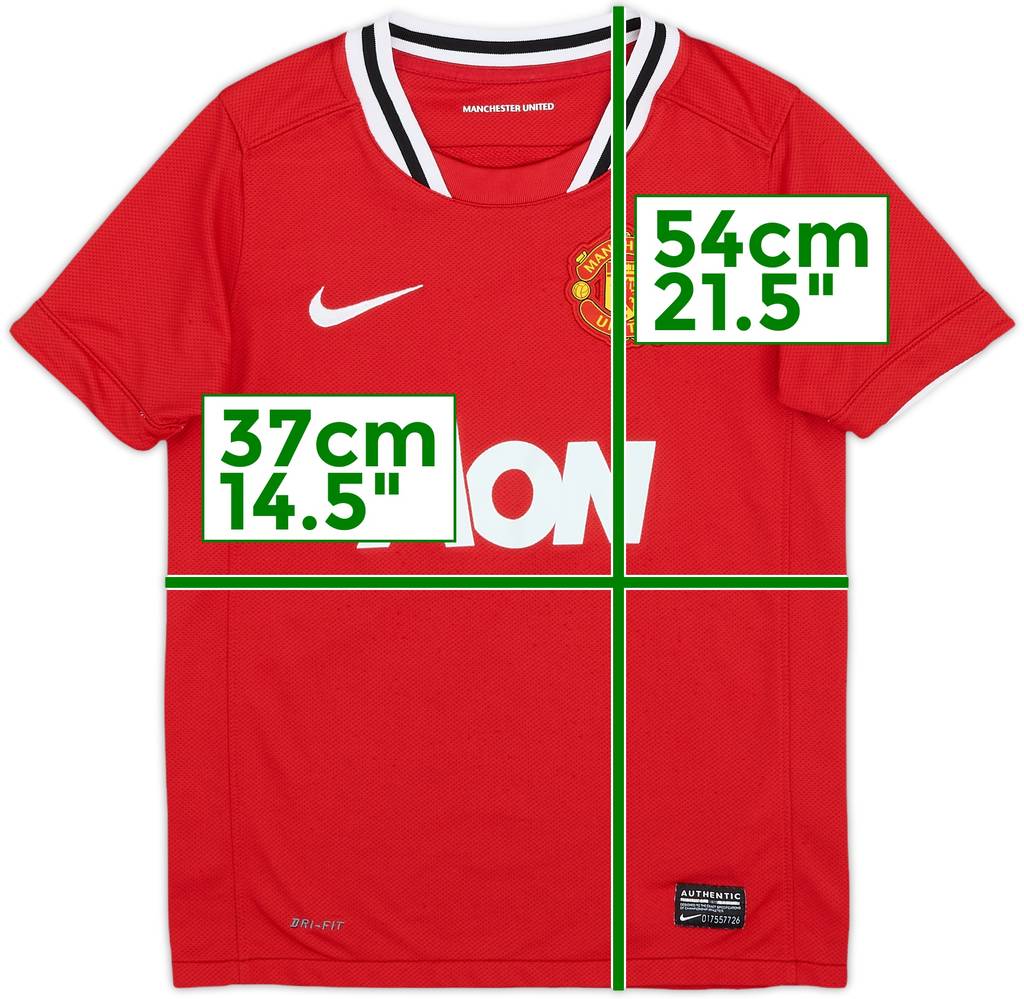 2011-12 Manchester United Home Shirt - 7/10 - (S.Boys)