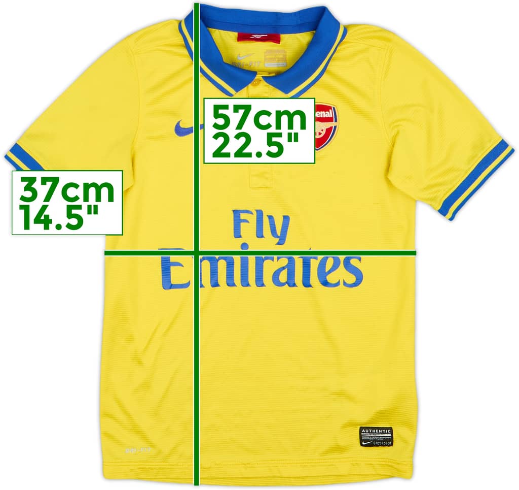 2013-14 Arsenal Away Shirt - 7/10 - (S.Boys)