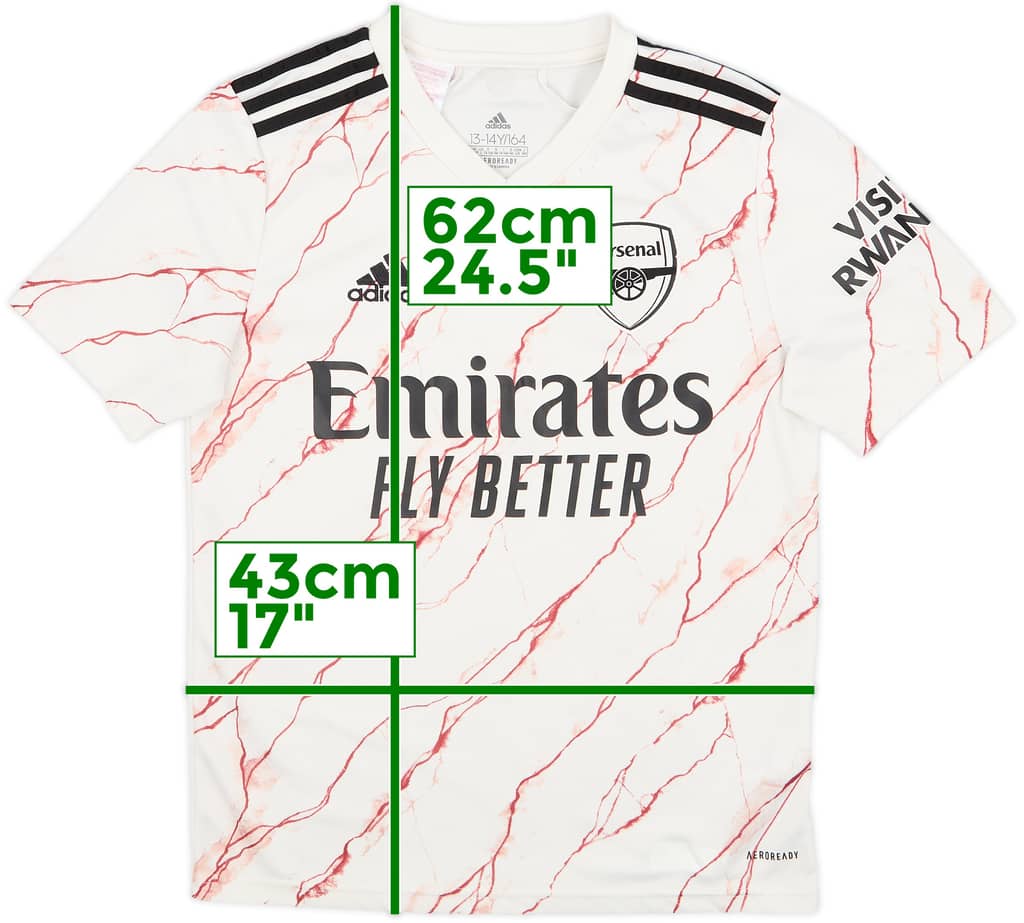 2020-21 Arsenal Away Shirt - 9/10 - (L.Boys)