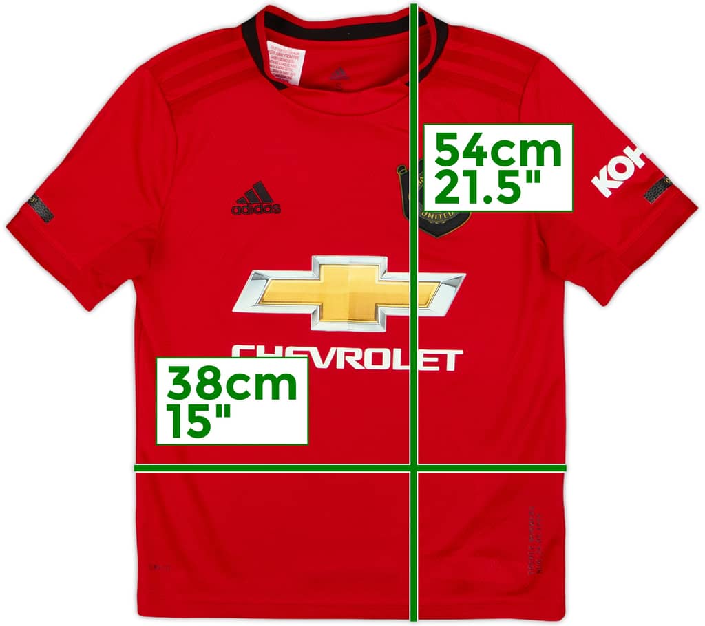 2019-20 Manchester United Home Shirt - 8/10 - (S.Boys)