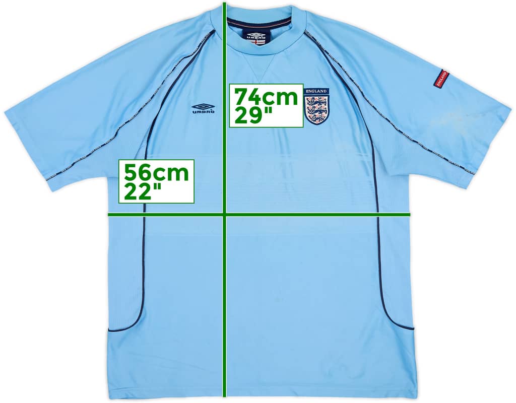 2000-01 England Umbro Training Shirt - 7/10 - (XL)