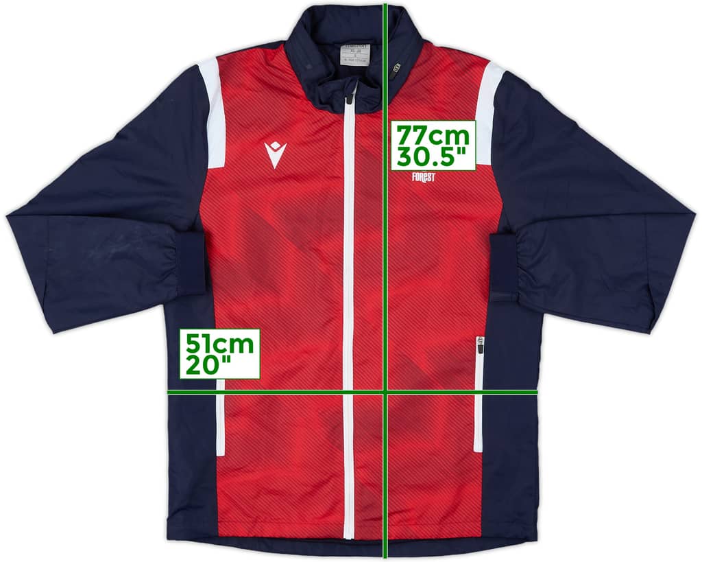 2021-22 Nottingham Forest Macron Track Jacket - 9/10 - (XL.Boys)