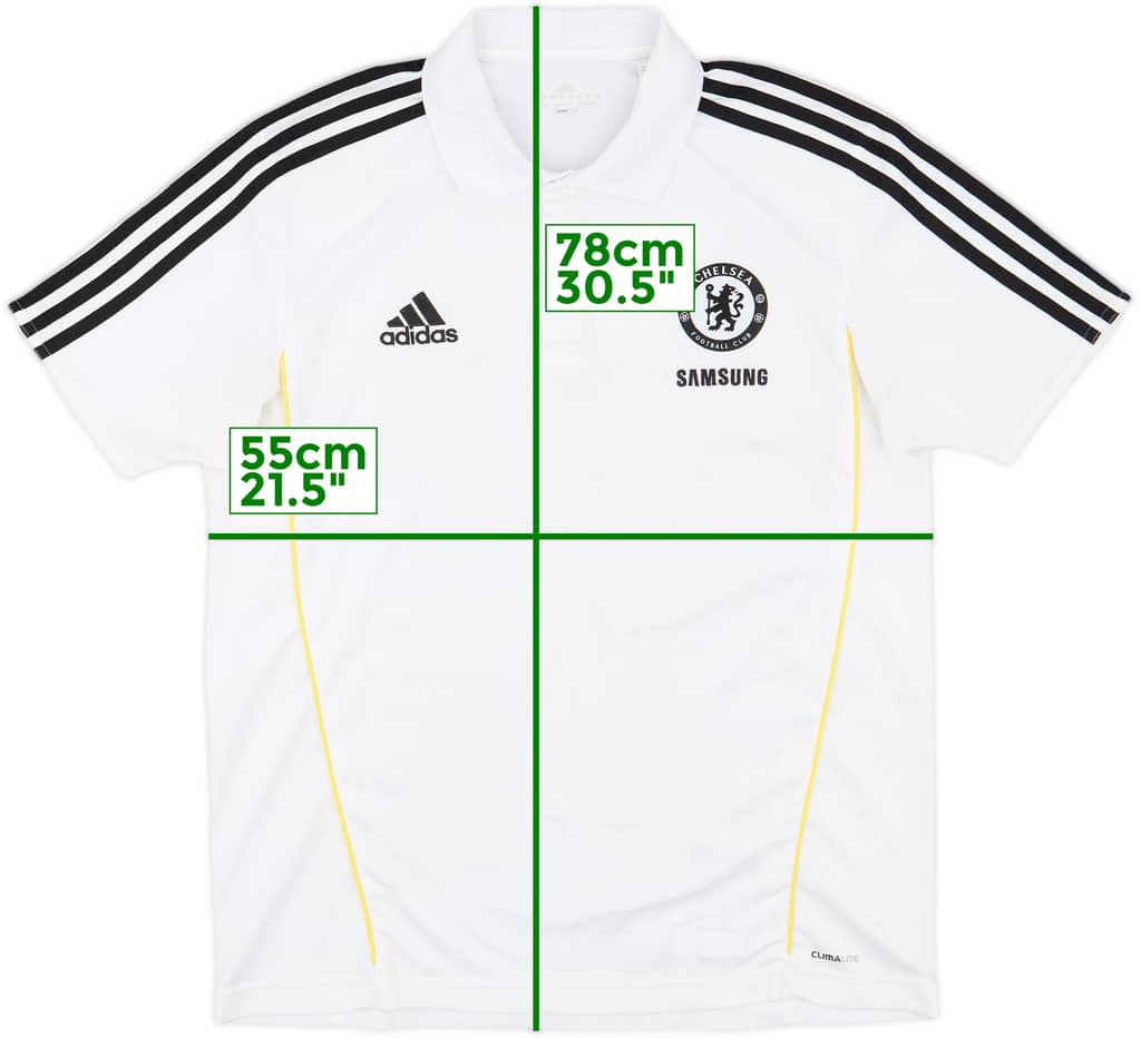 2011-12 Chelsea adidas Polo Shirt - 7/10 - (L)