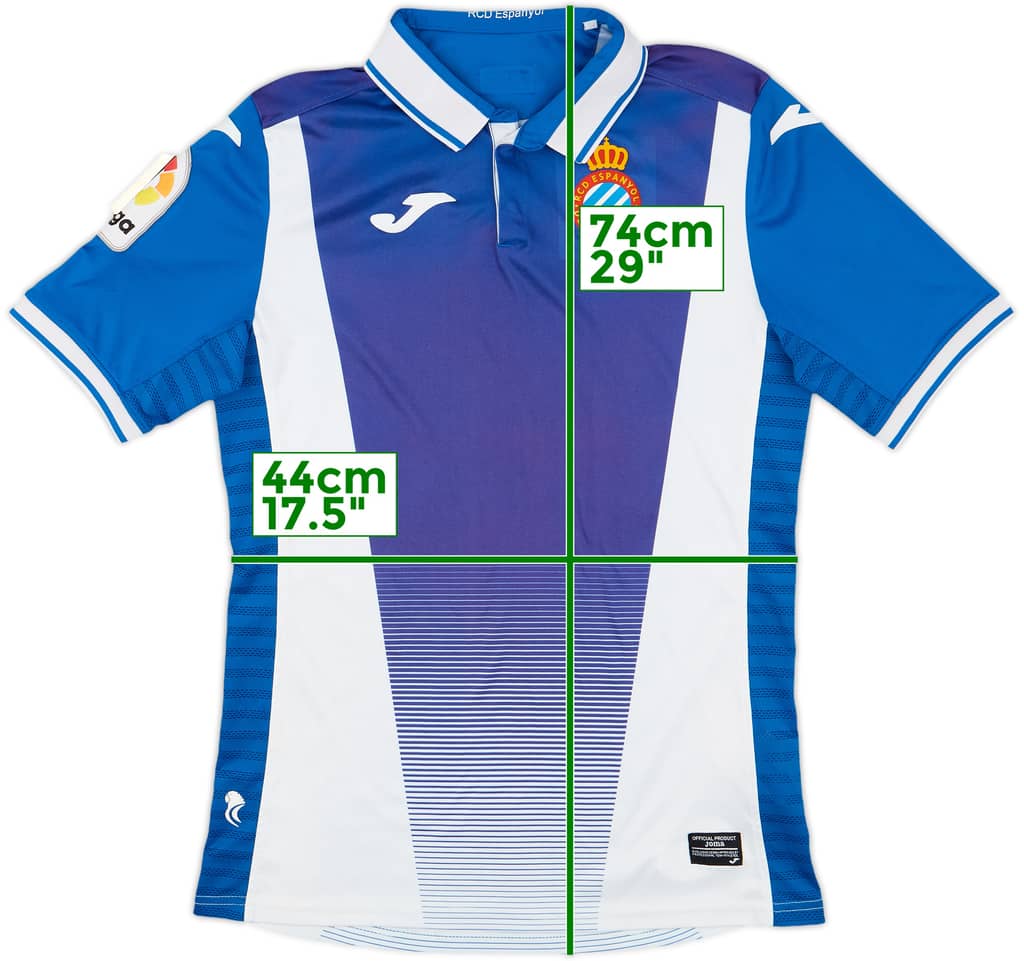 2017-18 Espanyol Home Shirt - 7/10 - (S)