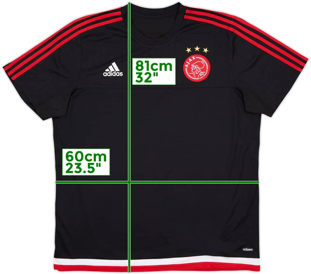 2015-16 Ajax adidas Training Shirt - 8/10 - (XXL)