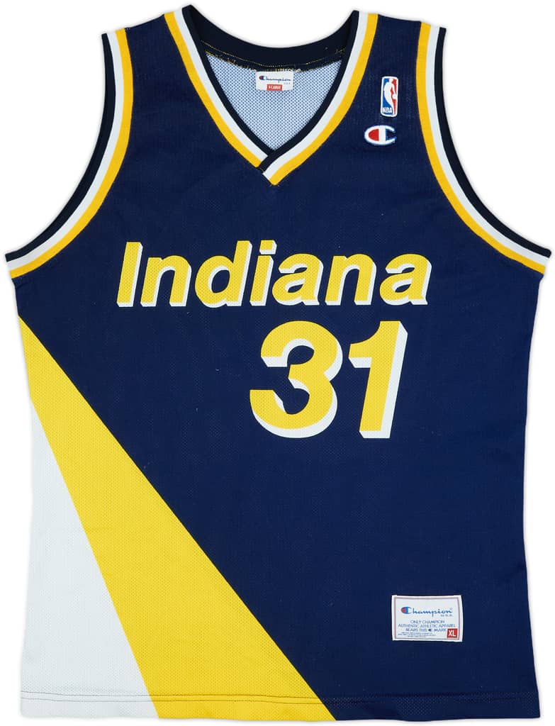 1991-97 Indiana Pacers Miller #31 Champion Away Jersey - 8/10 - (XL)