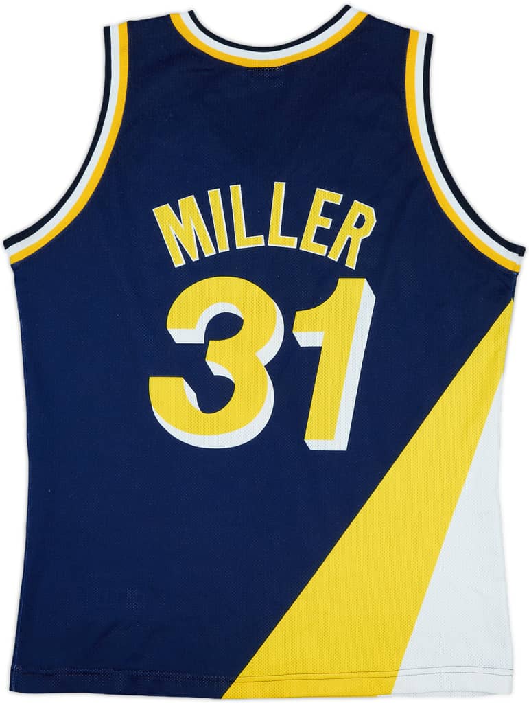 1991-97 Indiana Pacers Miller #31 Champion Away Jersey - 8/10 - (XL)