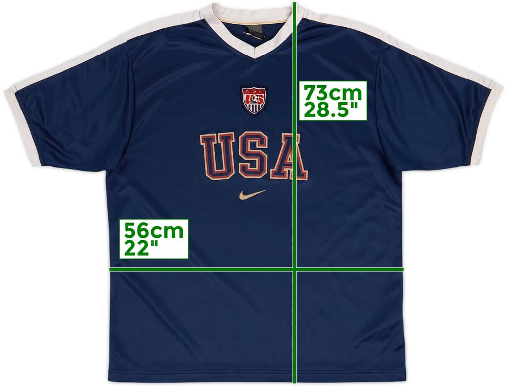 2002-04 USA Nike Training Shirt - 6/10 - (M)