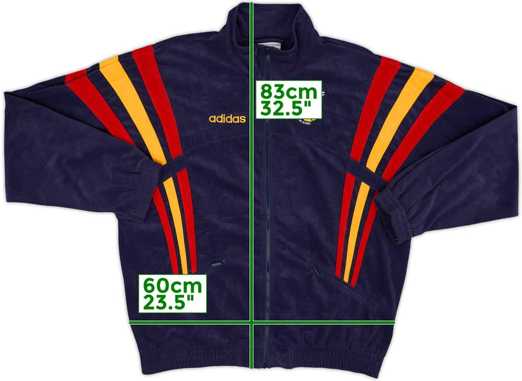 1996-98 Spain adidas Track Jacket - 10/10 - (XL)