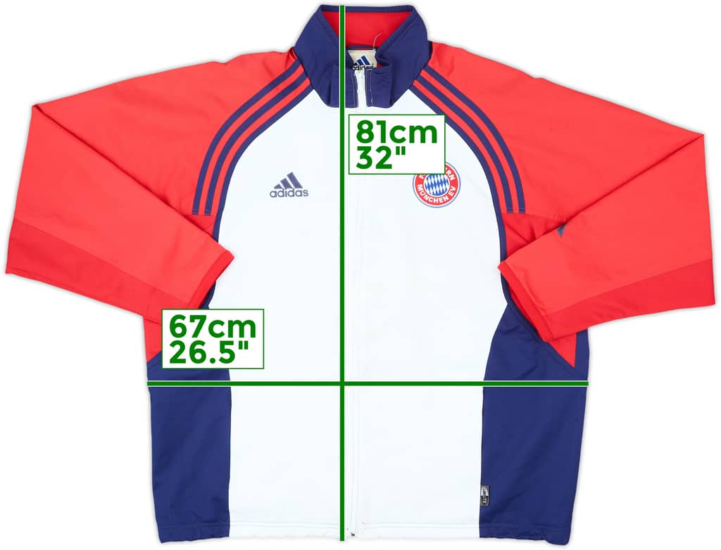 2000-01 Bayern Munich adidas Track Jacket - 7/10 - (L/XL)