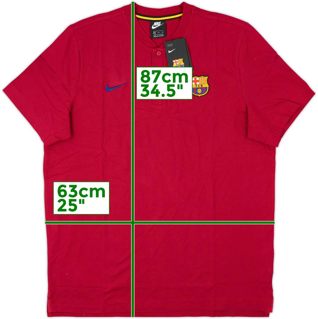 2020-21 Barcelona Nike Polo Shirt (XXL)