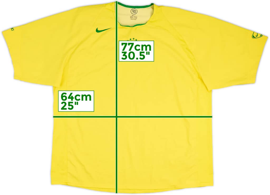 2004-06 Brazil Nike Training Shirt - 7/10 - (XXL)