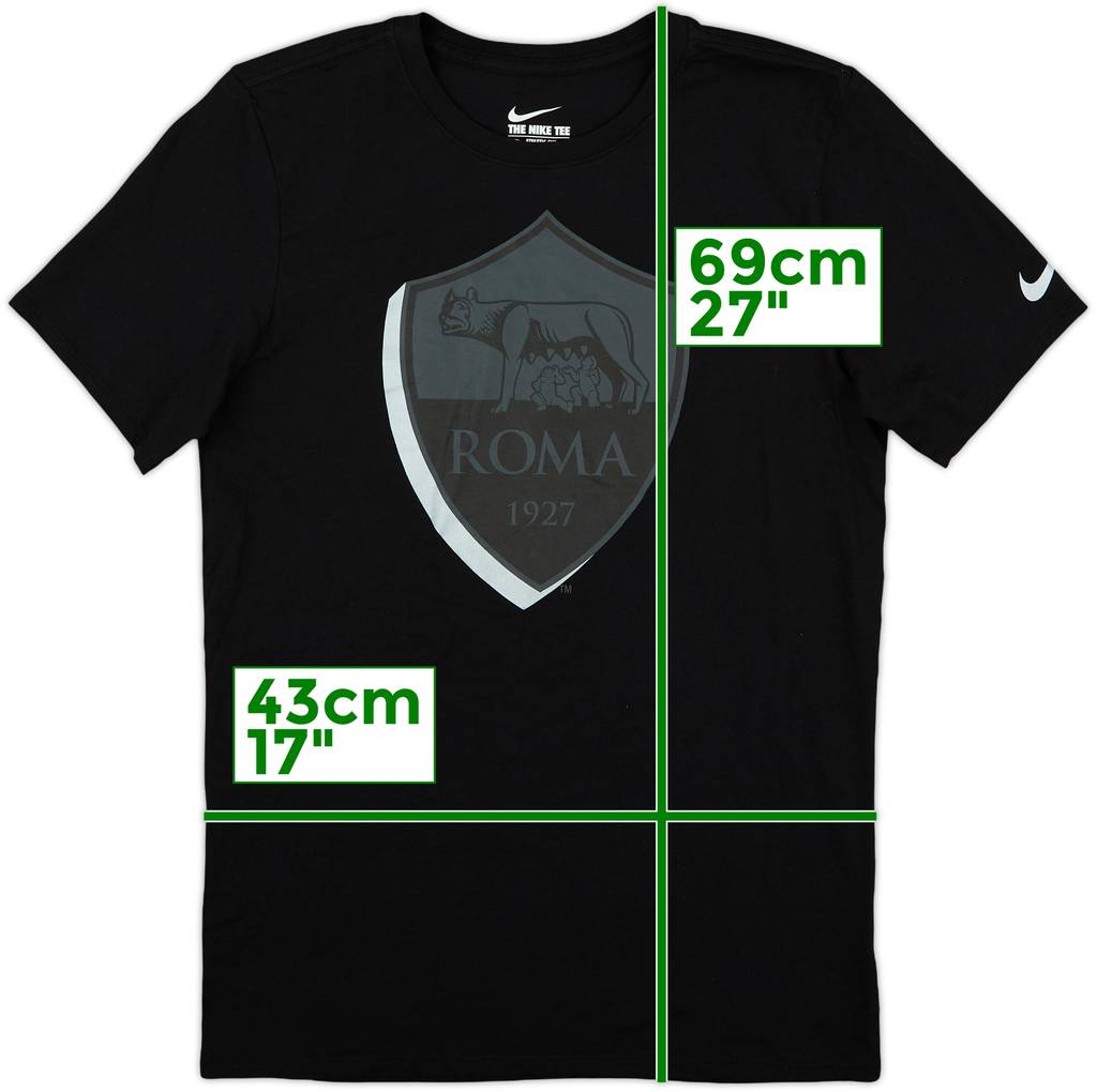 2015-16 Roma Nike Cotton Tee - 10/10 - (S)