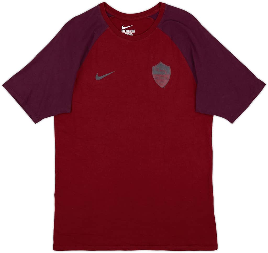 2016-17 Roma Nike Cotton Tee - 7/10 - (M)