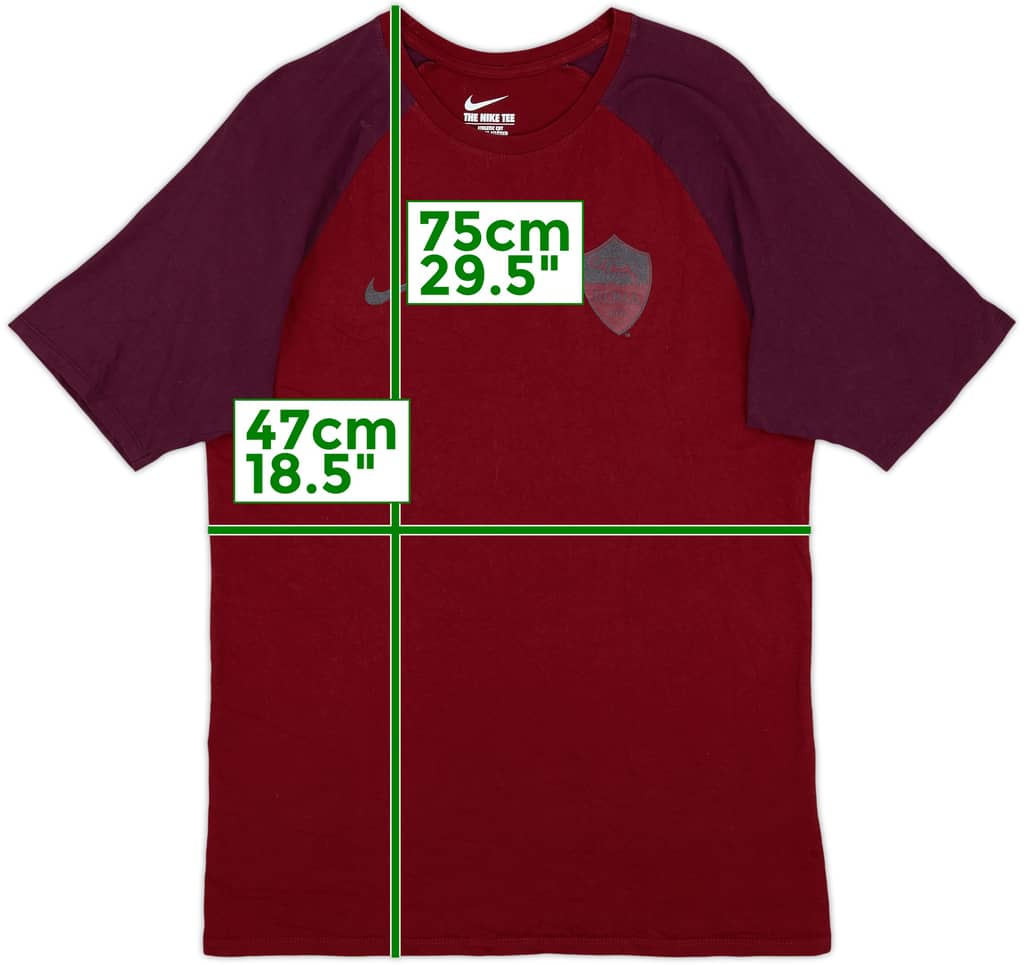 2016-17 Roma Nike Cotton Tee - 7/10 - (M)