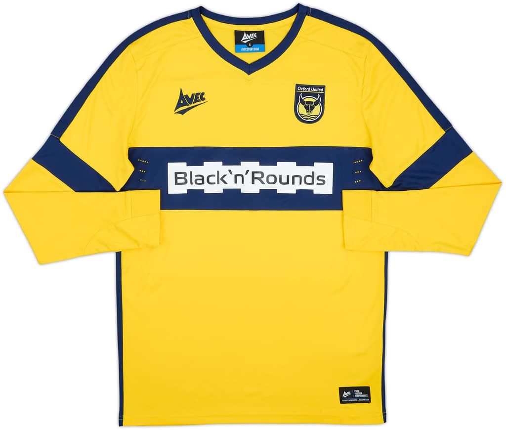 2014-15 Oxford United Home L/S Shirt - 10/10 - (S)