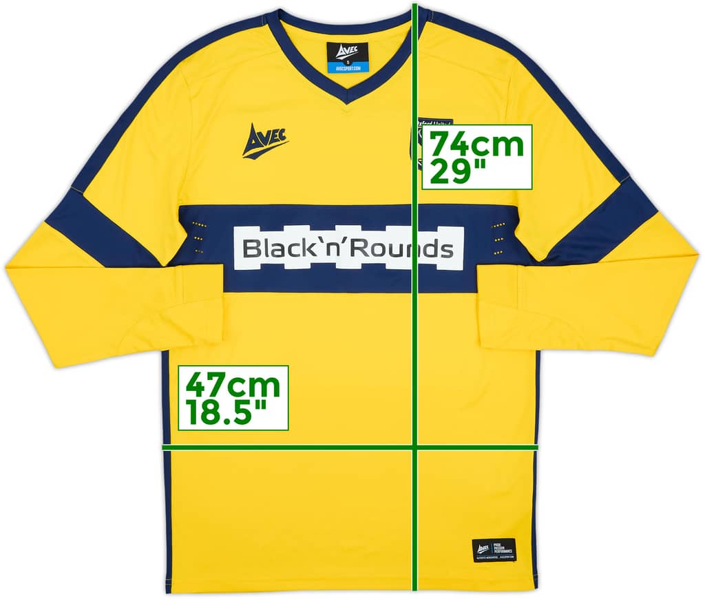 2014-15 Oxford United Home L/S Shirt - 10/10 - (S)